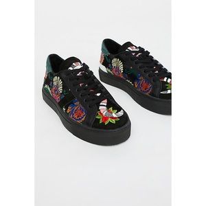 Free People Poplin Platform Sneaker